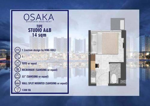 Osaka Riverview Apartment Tangerang Ngoại thất bức ảnh